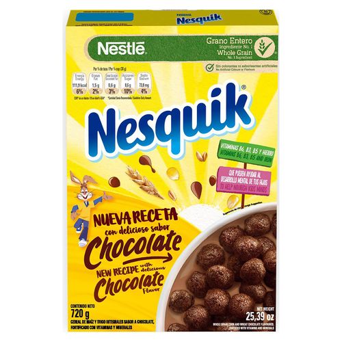 Cereal Nestle Nesquik De Chocolate- 720 gr