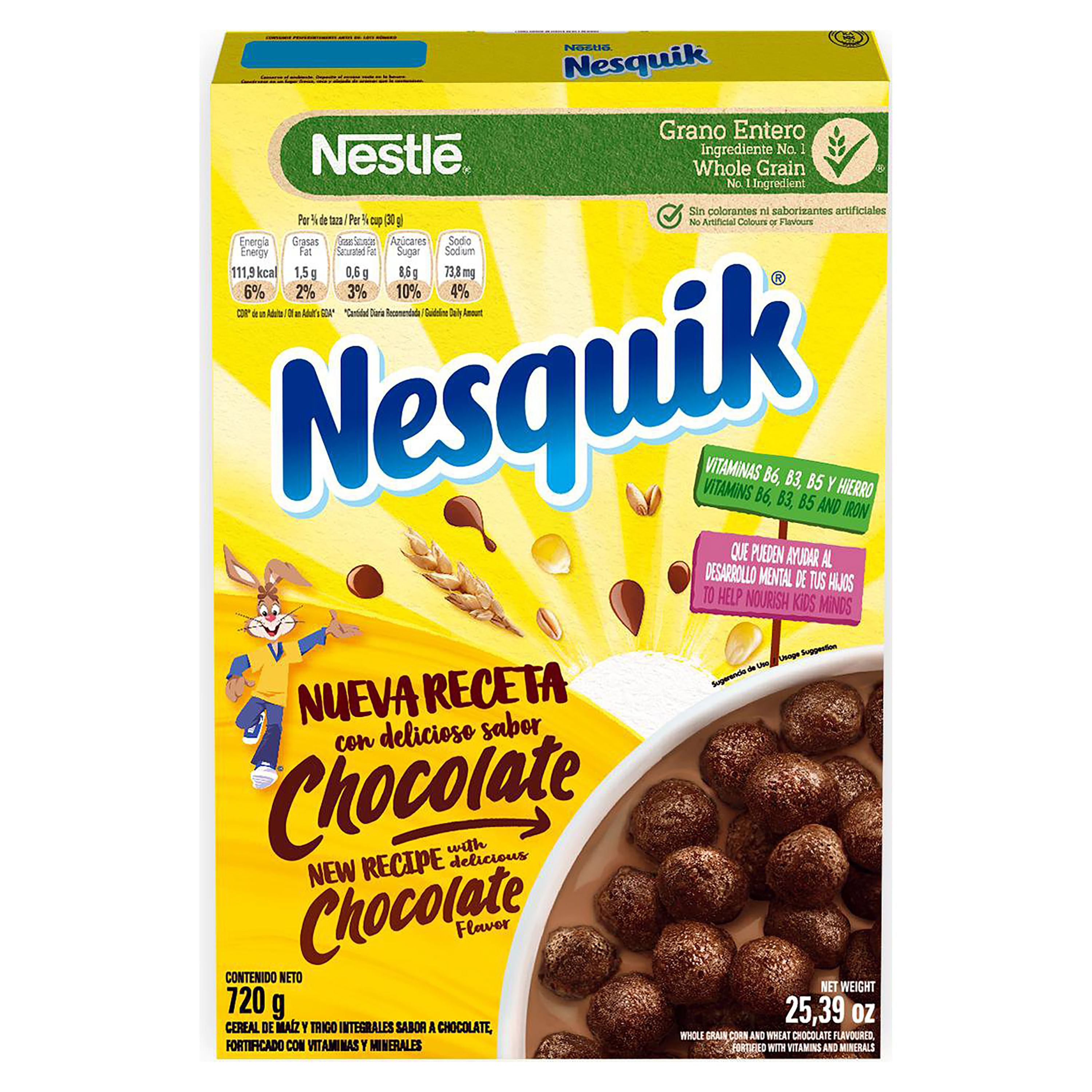 Cereal Nestle Nesquik De Chocolate 720 Gr