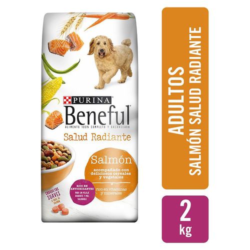 Alimento Perro Adulto Purina Beneful Salud Radiante Salmón -2kg
