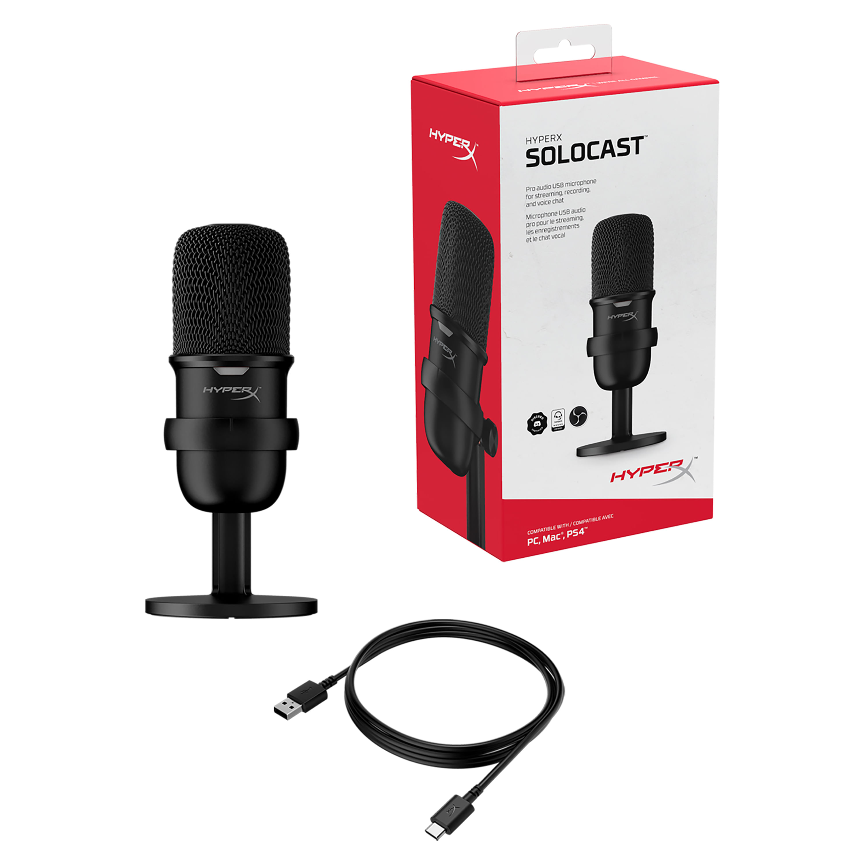 Comprar Microfono Razer Hyperx Solocast Gaming