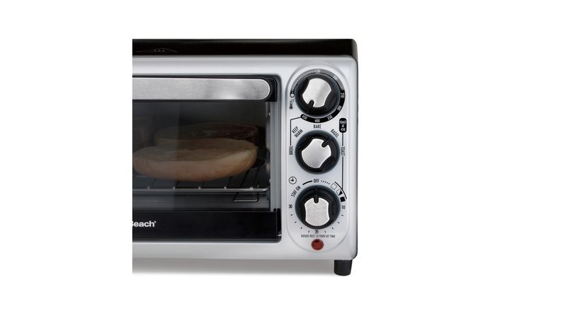 Horno tostador de Hamilton Beach., Horno tostador, Negro