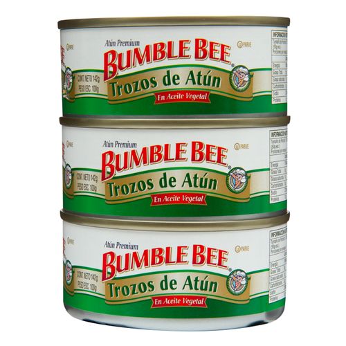 Atún Bumble 3Pk Bee En Aceite 426 Gramos