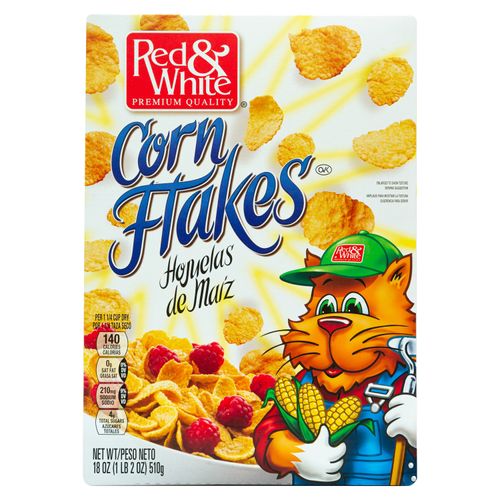 Cereal Red White Corn Flakes- 510 gr