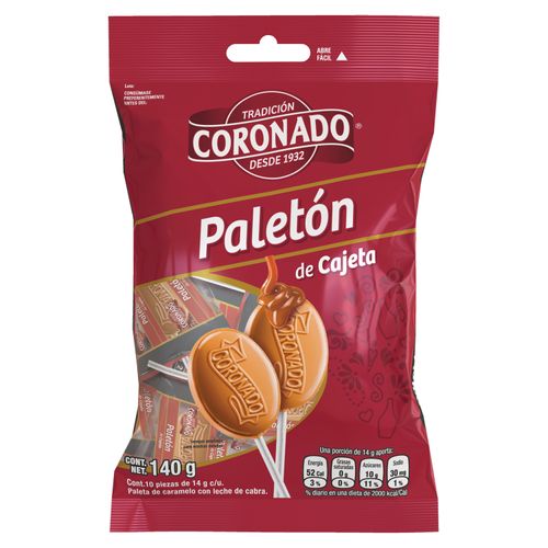 Paleta Coronado Paleton De Cajeta - 140gr