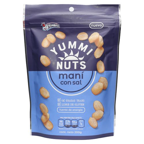 Maní Con Sal Yummies Nuts - 200 g
