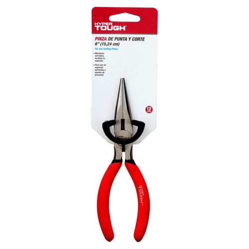 Pinza De Punta Y Corte Hyper Tough- 6 Pulgadas