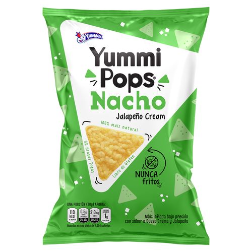 Yummipops Nacho Jalapeño Cream 130 Gramos