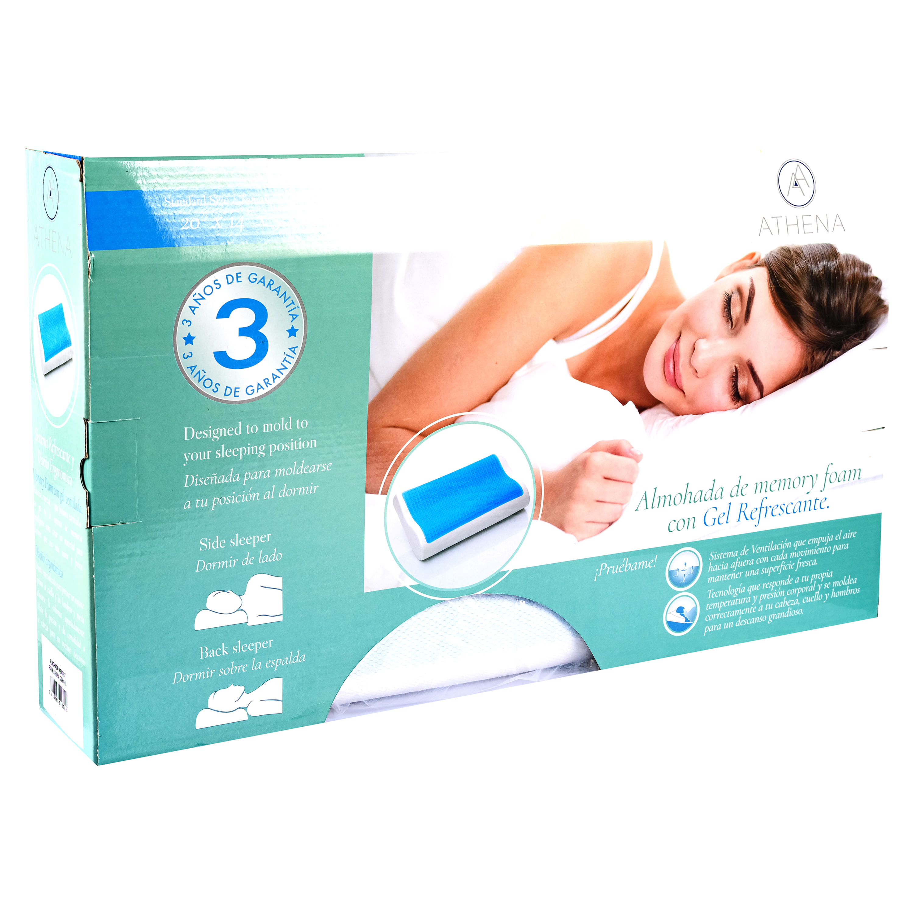 Almohadas memory foam con gel new arrivals