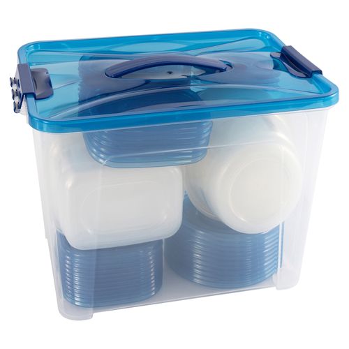 Set de Recipientes Mainstays con Tapa 92 Piezas Modelo 48770