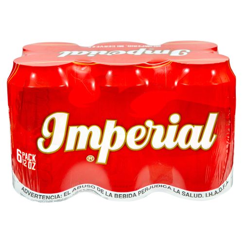 6 Pack Cerveza Imperial Lata - 2130Ml