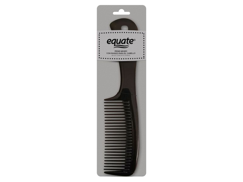 PEINE-EQUATE-NEGRO-C-MANGO-PARA-CABELLO-1-18131