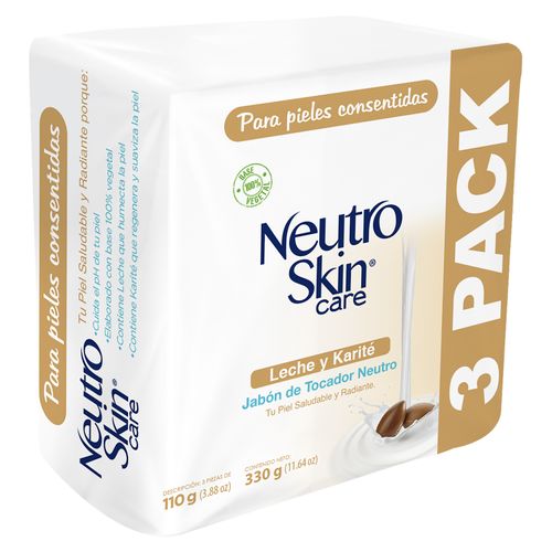 Jabón Neutroskin Leche y Karite 110gr