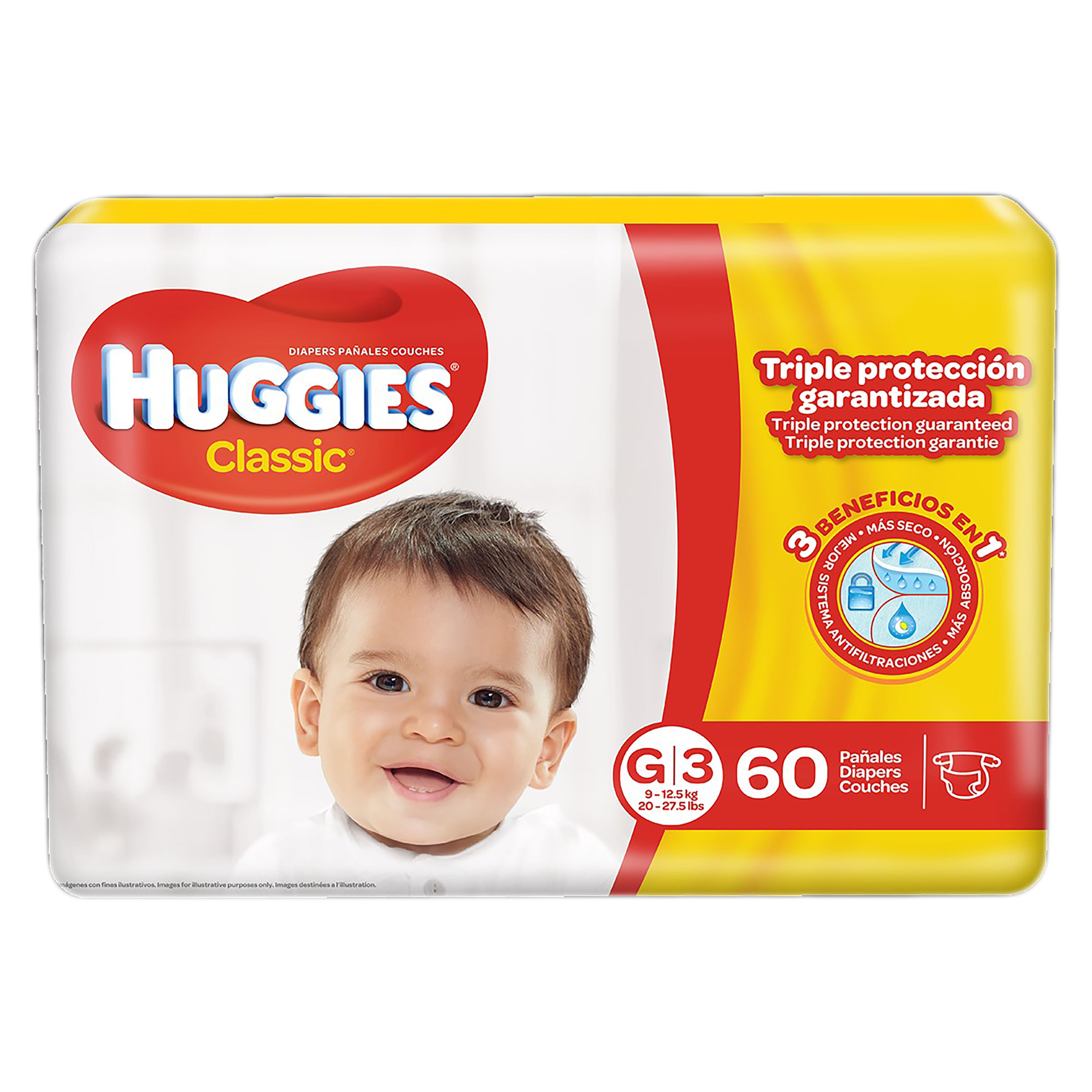 Comprar Pañales Pampers Baby-Dry, Talla 3, 6-10kg - 52Uds
