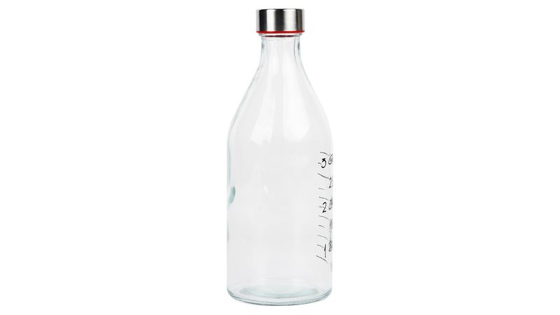 Botella Mainstays de Vidrio De 1L Con Tapa