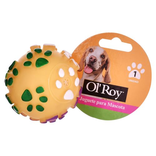 Ol Roy Juguete Pelota Morada Vinyl Toy 3