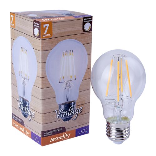 Bombillo Tecnolite Led Filamento Dim 7W E27 2700K