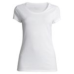 T-shirt-NOBO-manga-corta-para-dama-talla-M-Blanco-1-23999