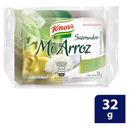 4 Pack Consome Knorr Mi Arroz - 32gr