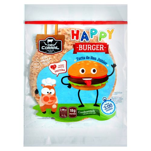 Torta Del Corral Para Hamburgesas Condimentado Congelado - 2.66Oz