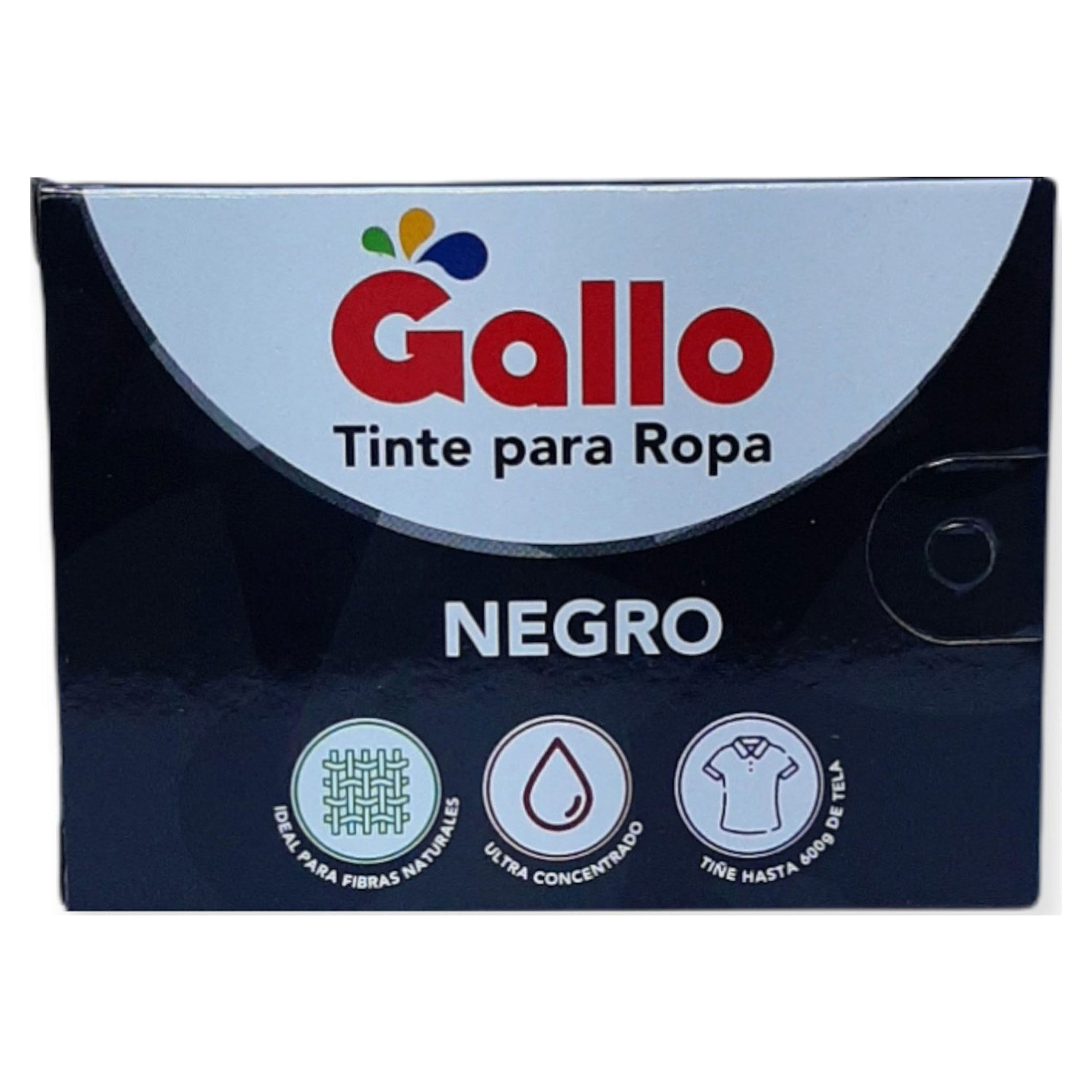 Comprar Tinte Gallo Para Ropa Color Negro - 15gr