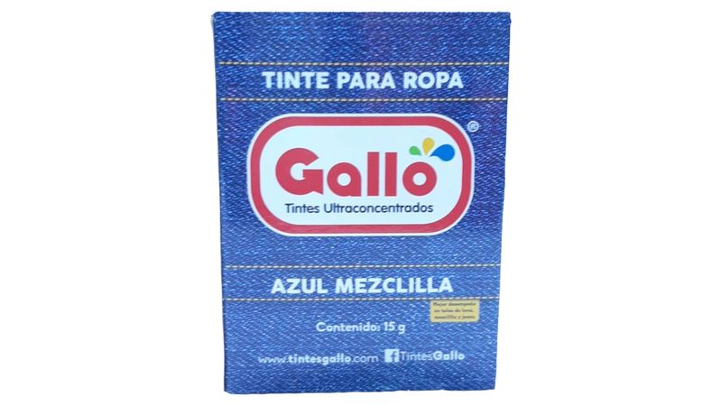Tinte Para Ropa Gallo Gris 15Gr – Acosa Honduras