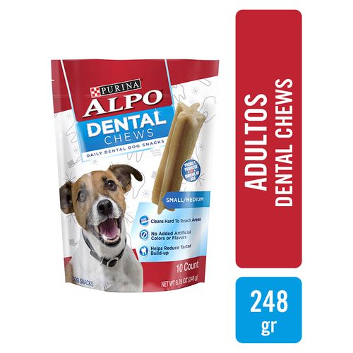 Snacks  Purina Alpo Dental Chews (9oz)   248 gr