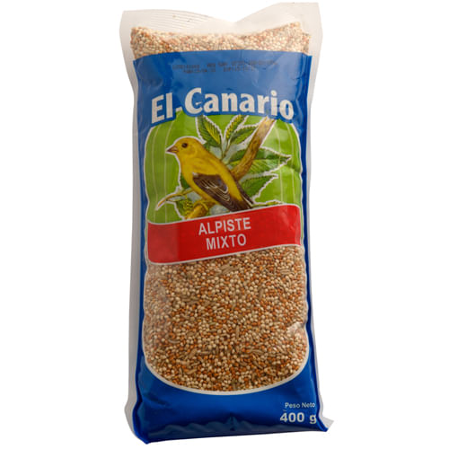 Alpiste El Canario Mixto Pajaro - 400 g