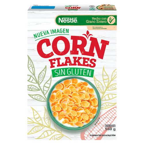 CORN FLAKES Sin Gluten Cereal Caja 560g