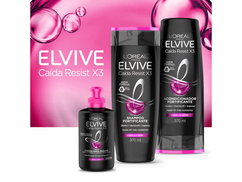 Comprar Acondicionador Caída L'Oréal Paris Elvive Resist X3 Cabello ...