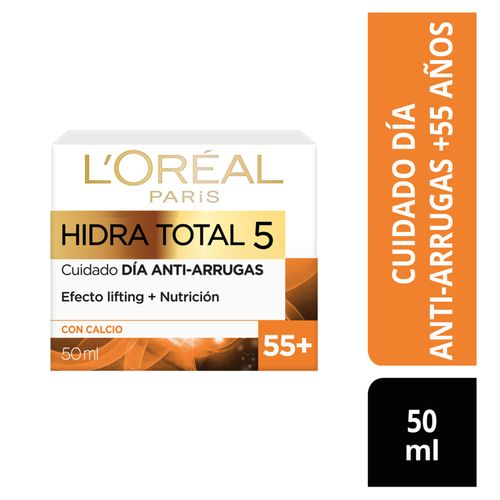 Crema Hidratante Antiarrugas L'Oréal París Hidra Total 55+ - 48gr