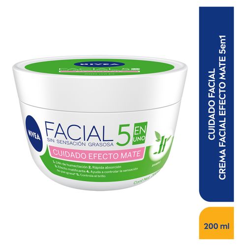 Crema Nivea Face Care Efecto Mate 200Ml