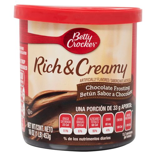 Frosting Betty Crocker Chocolate 453gr