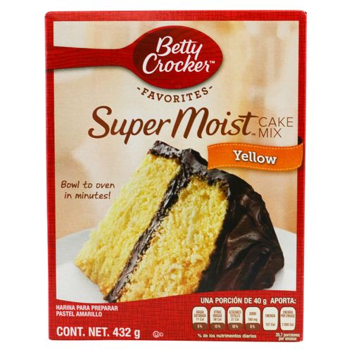 Pastel Amarillo Betty Crocker 432gr