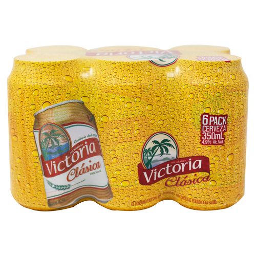 Cerveza Victoria Cl Six Pack Lata 350 Ml