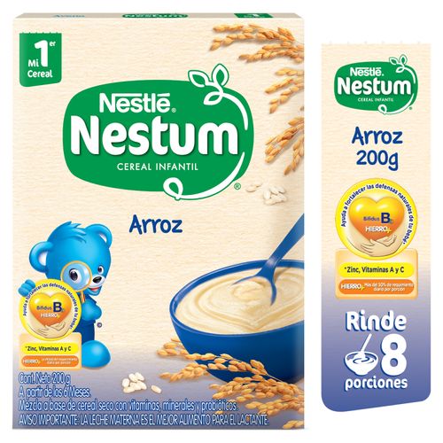 Cereal Infantil Nestlé® NESTUM® Arroz  Caja- 200gr