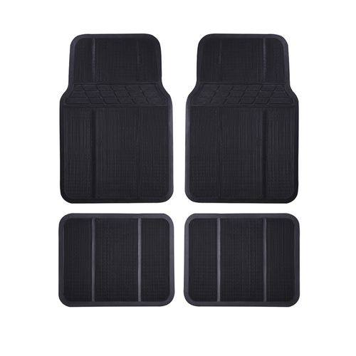 Alfombra Auto Drive  Para Auto Material Pvc Color Negro 4 piezas Modelo Jd17-Mw31N