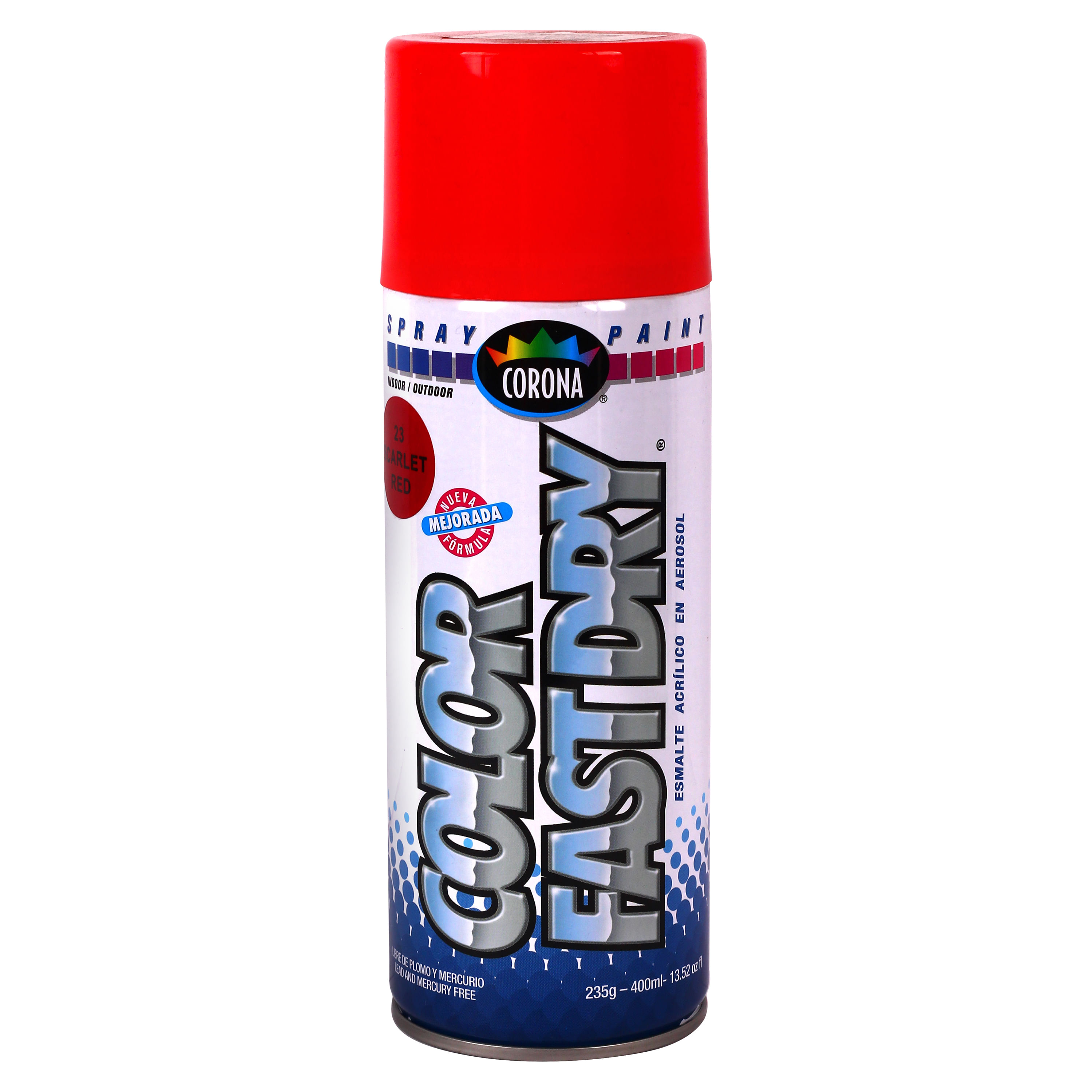 paso audición Fuente Comprar Pintura En Spray Marca Corona Fast Dry Color Scarlet Rojo - 400ml |  Walmart Honduras