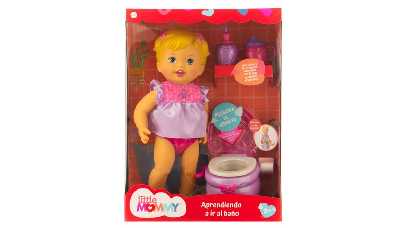 Muñeca little mommy aprendiendo best sale a ir al baño