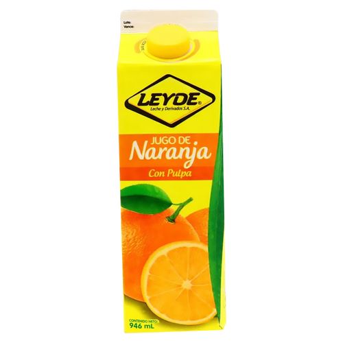 Jugo Leyde De Naranja Con Pulpa 946 Ml