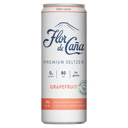 Flor Caña Premiun Seltzer Grapefruit 355ml