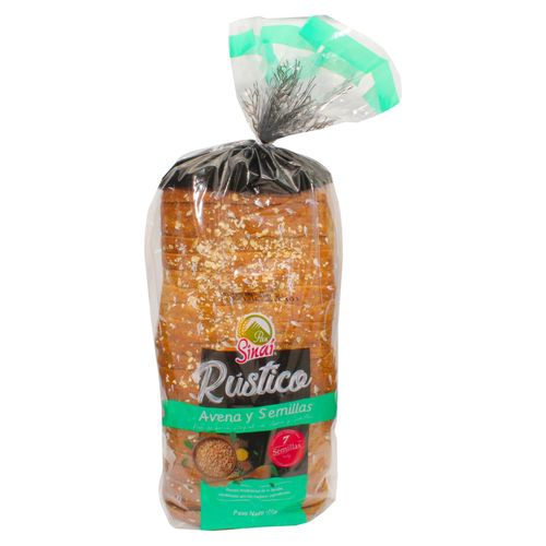 Pan Sinai  Rustico Avena y Semillas - 600 g