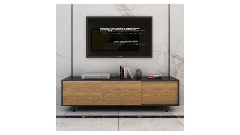 Comprar Mueble Home Trends para televisión color Blanco Modelo YS-8255BR