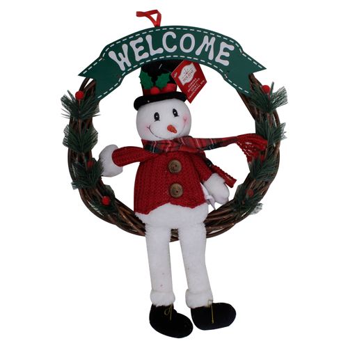Corona Decorativa Holiday Time 33cm