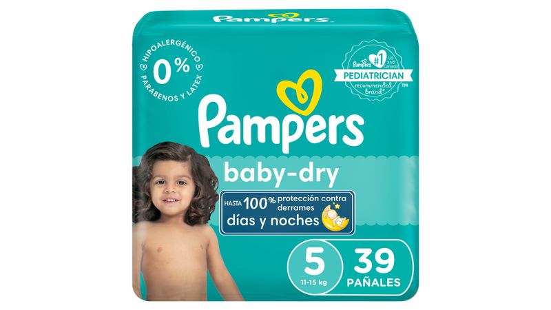 recuperación pérdida Sentido táctil Comprar Pañales Marca Pampers Baby-Dry, Talla 5, 11-15kg - 39Uds | Walmart  Honduras
