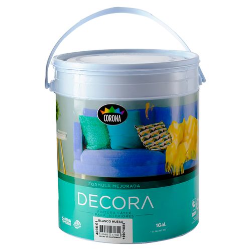 Pintura Látex Century Acrílica Color Blanco Hueso - Cubeta