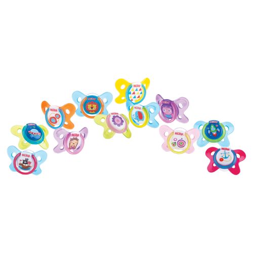 Chupeta Nuby Silicon 0 a 3 Meses Con Estimulador