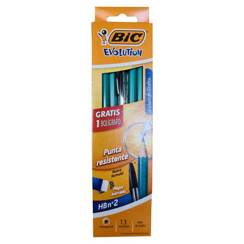 Lápiz Bic De Grafito Bic Evolution Surtido Caja - 12 Uds