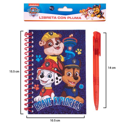 Libreta Con Pluma Berry Hip Paw Patrol