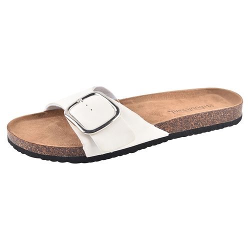 Sandalia Casual Boulevard Para Dama Small Blanco - Size 35 - 36