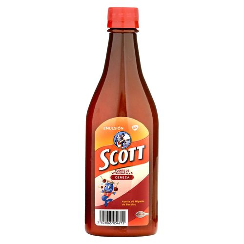 Emulsion Scott Sabor Cereza 400ml